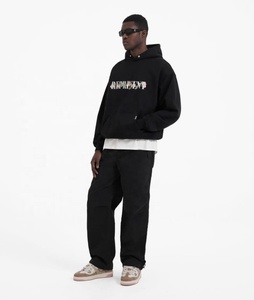 ขายส่งชุด Sweatsuit คุณภาพสูงชุดเทคขนแกะโลโก้ที่กําหนดเองซิปเสื้อกันหนาวหมวกกางเกงเหงื่อก้อนก้อนวอร์ม - Product Image 3