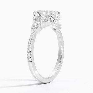 Anillo BOJ 0131 con Corte Marquise, Plata 925, Anillo Solitario de Lujo con Engaste de Garras, Diamante de 2ct, Color D, VVS1, Moissanita, Certificado GRA, en Oferta - Product Image 2