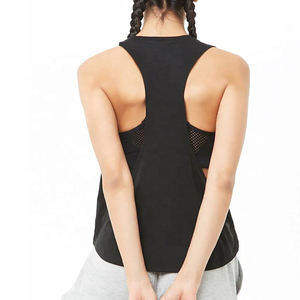 Camiseta sin Mangas de Color Sólido para Mujer, Ecológica, de Secado Rápido, Transpirable, Informal, para Gimnasio - Product Image 5