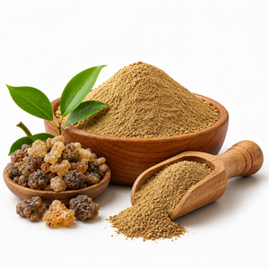 Achetez maintenant : Poudre d'extrait naturel de Guggul, Extrait de Commiphora Mukul, Extrait de résine de Guggul à base de plantes, Extrait végétal botanique - Product Image 1