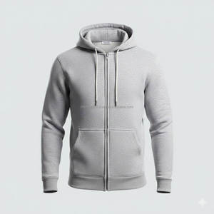 Sudadera con Capucha Básica para Hombre, 100% Algodón, Felpa, Invierno, Casual, Deportiva, con Bolsillo, OEM/ODM Disponible - Product Image 1