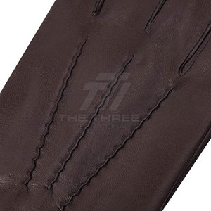 Custom Made Design Low Price Winter Leather <b>Gloves</b> Breathable <b>Touchscreen</b> Keeping Warm High Quality Top Selling Wholesale Men - Product Image 5