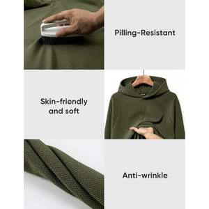 Conjunto Deportivo Personalizado 2025 para Hombre, Cómodo y Texturizado, de 2 Piezas, Sudadera con Capucha y Pantalones Deportivos para Atuendos de Aeropuerto - Product Image 3