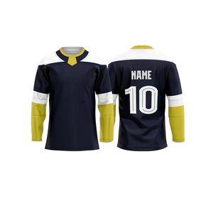 Maillots de hockey personnalisés avec impression de logo par sublimation, uniformes sportifs OEM de haute qualité pour jeunes et adultes, prix abordable, vêtements de hockey sur glace - Product Image 2