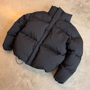 Women's <b>Cropped</b> <b>Puffer</b> <b>Jacket</b> High Neck Winter Warm Bubble Coat Lightweight Quilted Zip Up Fashion Streetwear Short Down Style - Product Image 2