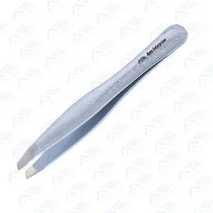 Meilleure pince à sourcils en acier inoxydable à pointe inclinée avec logo personnalisé Équipements de beauté à pointe inclinée Instruments de soins de beauté - Product Image 6