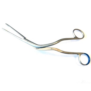 German Stainless Steel High-quality Sponge and Dressing Forceps Curved Slims Forceps Instrument Set Manual - Product Image 2