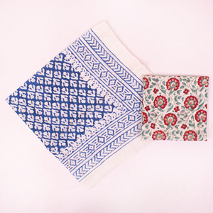 100% Cotton Block Printed Bandana Summer Wristband For Unisex & Pets Hair Covering <b>Accessory</b> Paisley Wraps With Colorful Designs - Product Image 4