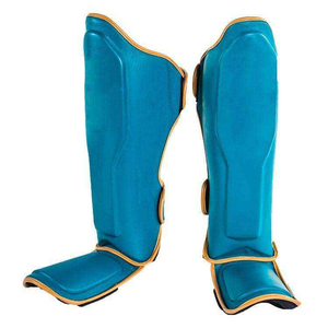 Espinilleras de Boxeo Personalizadas al Por Mayor, Protector de Espinilla para Hombre, Espinilleras de Cuero PU de Alta Calidad - Product Image 4