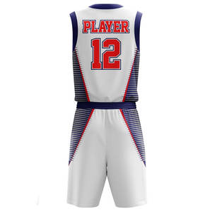 Uniforme de Baloncesto Personalizado para Hombre, 100% Poliéster, Transpirable, Antibacterial, Conjunto de Camiseta y Pantalones Cortos Cómodos - Product Image 3