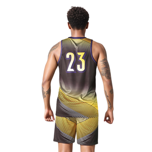 Uniformes de Baloncesto Profesionales, Conjunto de Camiseta de Baloncesto Sublimada, Transpirable, que Absorbe la Humedad, Uniformes Deportivos para Entrenamiento en Equipo - Product Image 2