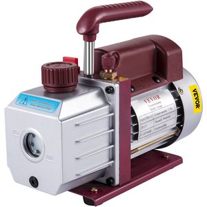 Pompa per vuoto rotativa a palette monostadio 4.5CFM 1/3HP 5PA Ultimate per sistemi HVAC di condizionamento e refrigerazione - Product Image 1