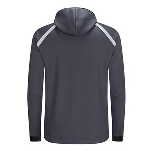 Sweat-shirts à capuche pour hommes personnalisés et confortables, imprimés numériquement, coupe ample, écologiques, respirants, en polyester/coton - Product Image 2