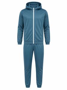 Polyester Hot Selling Fashionable Slim Fit Men Tracksuit Sportswear Comfortable <b>Zipper</b> Men Tracksuit With Low MOQ - Product Image 1