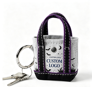 Mini sac fourre-tout multifonctionnel porte-clés, motif personnalisé, pendentif tendance pour sac à dos, sac à main, décoration quotidienne - Product Image 1