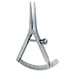 Calibrador Curvo Castroviejo de 20 mm, Instrumentos Veterinarios de Ortodoncia, Herramienta Metálica para Medir Ojos, Implante Dental, Set de Instrumentos para Mascotas - Product Image 1