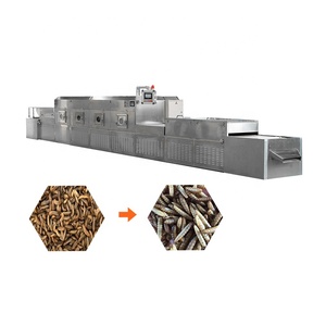 Séchoir à mouches pour soldat noir à granulés d'alimentation de poisson BSFL asticot four à tunnel continu à micro-ondes Machine de séchage d'insectes - Product Image 2