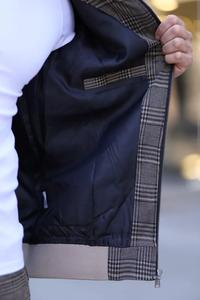 Ensemble de survêtement à carreaux pour homme, style streetwear - Product Image 2