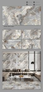 Carrelage en porcelaine gris urbain effet béton, gris clair mat, aspect naturel, 600×600mm 600×1200mm - Product Image 5