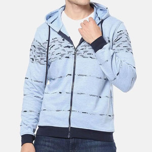 เสื้อฮู้ดซิปเต็มตัวพิมพ์ลายพรางแบบกำหนดเอง OEM ผ้าฝ้ายฟลีซ ลายพราง ฤดูใบไม้ผลิ เป็นมิตรกับสิ่งแวดล้อม สตรีทแวร์ แบรนด์ส่วนตัวสำหรับผู้ชาย ขายส่ง - Product Image 1