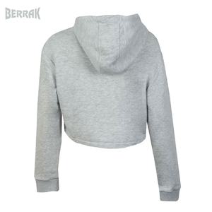 Hoodie Women's Short Hoodie Streetwear Ladies Casual Long Sleeve Hooded Sweatshirt Top - Product Image 6