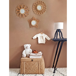 Hot Sale Eco-friendly Handmade Rattan <b>Mirrors</b> Wall Decoration Baby Room Kid Furniture Wholesales From Vietnam - Product Image 5