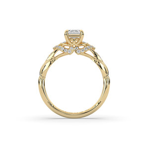 Bague légère de style unique avec diamant cultivé en laboratoire de 1,22 carat - Product Image 4