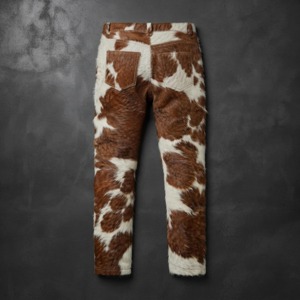 <b>Mens</b> Cowhide <b>Leather</b> Pants Utility Inspired <b>Trousers</b> Custom Details Bulk Orders Private Label Manufacturer - Product Image 2