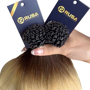 ผมต่อแบบปลายแบน Rusa Hair แท้จากเวียดนาม ปรับแต่งสีได้ น้ำหนัก 100 กรัมต่อชุด - Product Image 1