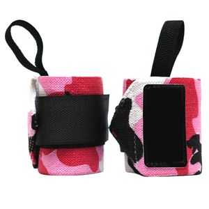 Bandes de poignet unisexes de couleur unie, respirantes et légères, pour la musculation, la remise en forme, la protection professionnelle, fermeture à boucle et crochet - Product Image 1