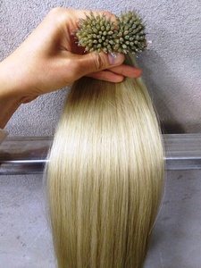 Extensions de Cheveux Remy Micro Beads Nano Tip Vierge Vietnamienne Droite Blonde Cheveux Humains Haute Qualité Anneau Liens - Product Image 3