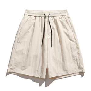 Pantalones Cortos para Hombre al por Mayor, con Logotipo Personalizado, Bordado Impreso, Transpirables, de Verano, Mezcla de Algodón, Estilo Urbano - Product Image 2