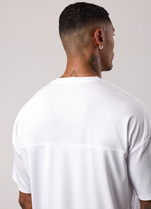 เสื้อสเวตเตอร์คอโอแบบสวมสำหรับผู้ชาย ระบายอากาศได้ดี ลายเรียบ ผ้าถัก ระบายอากาศได้ดี แขนสั้น - Product Image 3