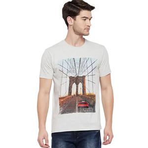 Camisetas de Hombre para Serigrafía, Estilo Urbano, 100% Algodón, Unisex, Diseña Tu Propia Marca, Impresión al por Mayor, Color Sólido - Product Image 1