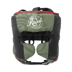 Protège-tête en cuir de chasseur de haute qualité pour la boxe MMA Muay Thai casque de karaté de kickboxing souple avec une excellente Protection - Product Image 6