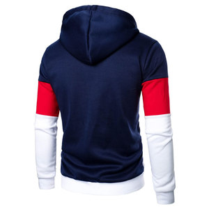 Sweat à capuche pour homme, manches longues, doublure polaire, mélange de coton, broderie personnalisée, coupe-vent, protection solaire, évacuation de l'humidité - Product Image 2
