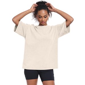 T-shirt Streetwear Femme en Coton Délavé Coupe Oversize Ample – Fournisseur en Gros - Product Image 2