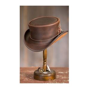 Chapeau en cuir traditionnel reflétant l'artisanat classique pour la mode culturelle et l'usage en extérieur - Product Image 6