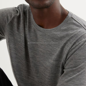 เสื้อยืดแขนสั้นสำหรับผู้ชาย เสื้อยืดฤดูร้อนผู้ชาย ผ้าฝ้ายไผ่ เสื้อยืดผู้ชาย เสื้อยืดออร์แกนิค เสื้อยืดโอเวอร์ไซส์ - Product Image 6