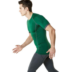 Camiseta Deportiva de Compresión para Hombre, Manga Corta, Secado Rápido, Poliéster, Spandex, Elastano, Ajustada, Superventas - Product Image 2