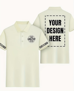 Custom Printed for Polo Shirt Unisex Cotton Breathable Work Fashion Uniform Silk Screen Printing ODM Service Oeko-Tex - Product Image 1