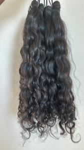 Extensions de cheveux humains vierges Remy 12A indiennes naturelles bouclées profondes de 26 pouces, résistantes à la chute, douces et brillantes - Product Image 2
