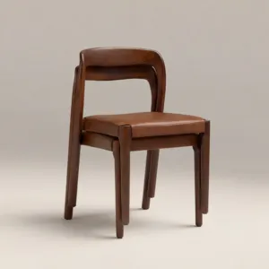 SINTERIOR <b>VINTAGE</b> MADELEINE STACKABLE WOODEN DINING <b>CHAIR</b> - Product Image 6