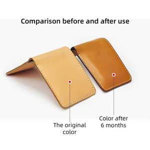 Cartera de cuero para hombre con múltiples ranuras para tarjetas, compartimento espacioso para efectivo, costuras duraderas y diseño delgado para uso diario. - Product Image 6