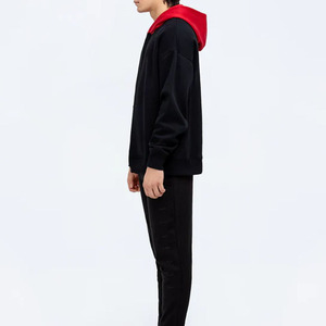Neon Yellow Bright Pullover Style With <b>Black</b> Drawstrings Custom Logo Print On Front And Back High Quality <b>Men</b> Hoodies - Product Image 5