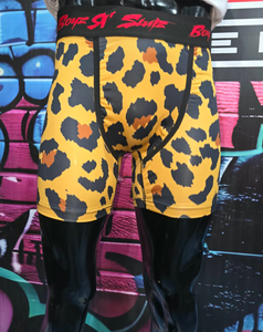 2026 High Class <b>Men's</b> <b>Leopard</b> <b>Print</b> Boxer Briefs Underwear Mid Waist Elastic Breathable Spandex Polyester Casual <b>Short</b> <b>Shorts</b> - Product Image 2