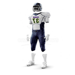 Uniforme de football américain de qualité supérieure avec coutures renforcées, uniforme de football américain athlétique - Product Image 6