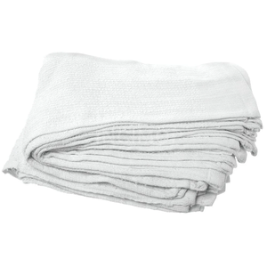 En gros, torchons de bar commerciaux en coton côtelé 16x19, super absorbants, blanchis, blancs, 32 oz, pour le nettoyage de cuisine, d'Inde. - Product Image 4
