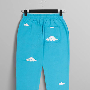 Pantalon de jogging élégant à imprimé en relief, en coton doux, coupe décontractée, style streetwear tendance, à prix abordable - Product Image 4