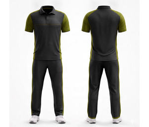 Uniforme de cricket personnalisé écologique fabriqué avec un tissu polyester haute performance, maillot et pantalon durables en sublimation - Product Image 3
